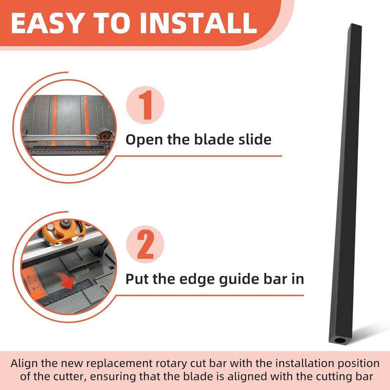 PROSOCOOL 95827097 Rotary Cut Bar Replacement for Fiskars Cutter Replacement Cutting Bar,Ideal for Printing Shops, Libraries and Offices - Image 3